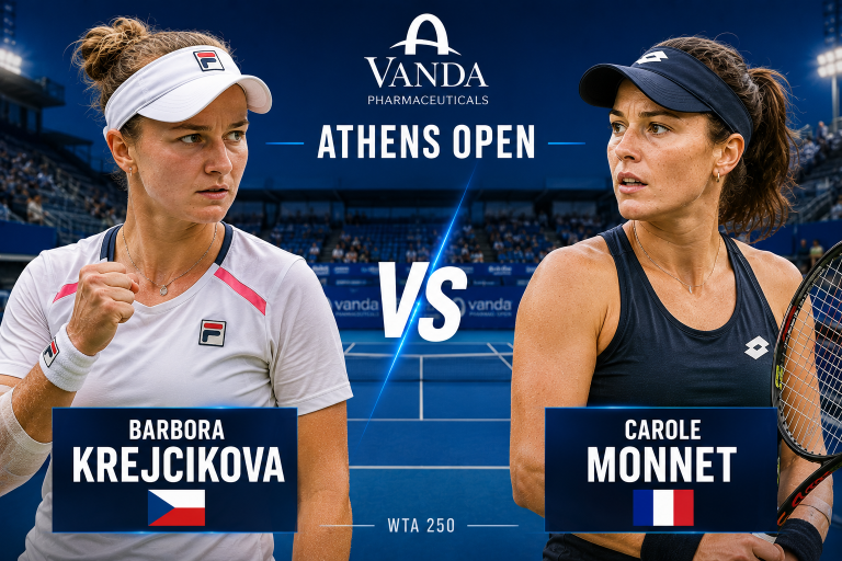 Barbora Krejcikova vs Carole Monnet Athens Open Prediction