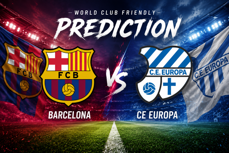 Barcelona vs CE Europa World Club Friendly Prediction