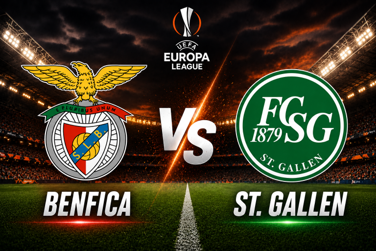 Benfica vs St. Gallen Europa League Prediction