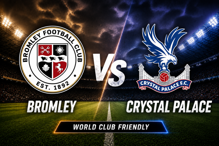 Bromley vs Crystal Palace World Club Friendly Prediction