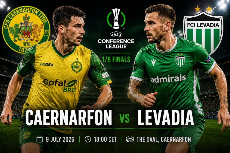 Caernarfon vs Levadia Conference League