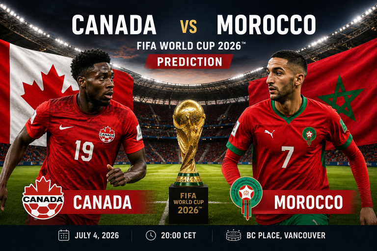 Canada vs Morocco Prediction FIFA World Cup 2026