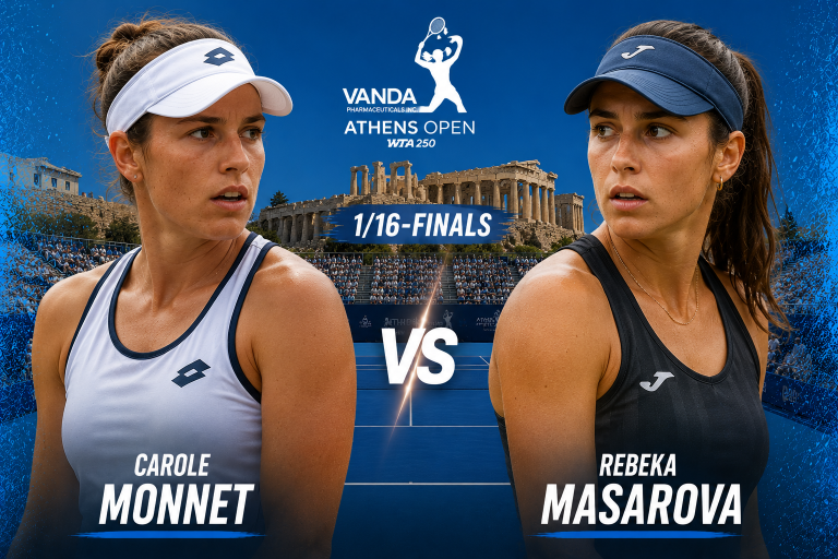 Carole Monnet vs Rebeka Masarova Athens