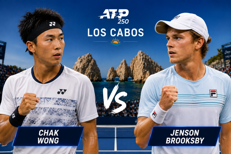 Chak Wong vs Jenson Brooksby ATP Los Cabos Prediction