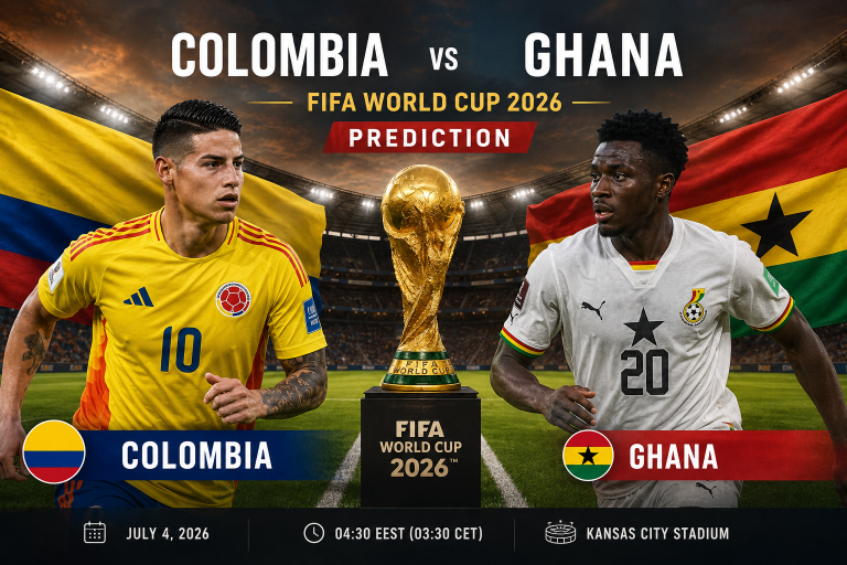 Colombia vs Ghana Prediction FIFA World Cup 2026