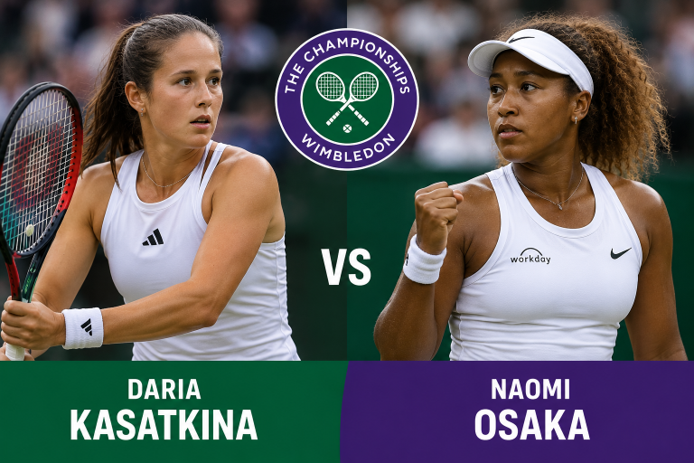 Daria Kasatkina vs Naomi Osaka Wimbledon
