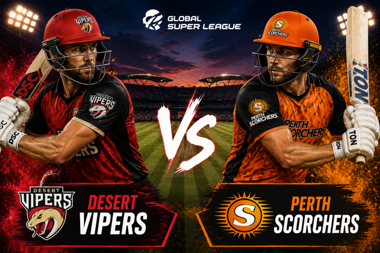 Desert Vipers vs Perth Scorchers Global Super League Prediction