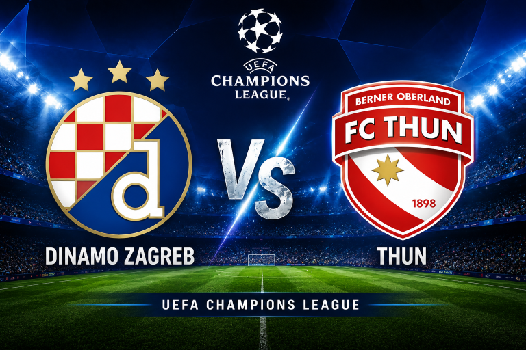Dinamo Zagreb vs Thun UEFA Champions League Prediction