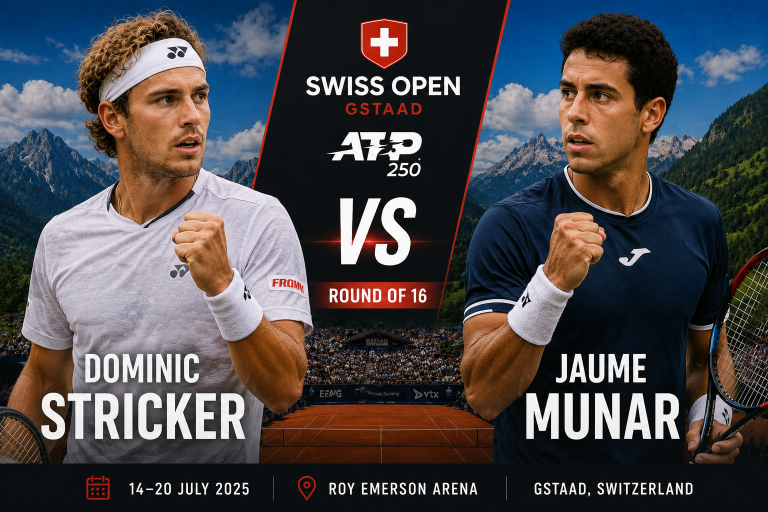 Dominic Stricker vs Jaume Munar Swiss Open Gstaad Prediction