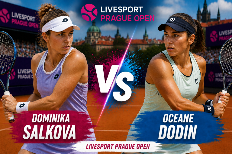 Dominika Salkova vs Oceane Dodin Livesport Prague Open Prediction