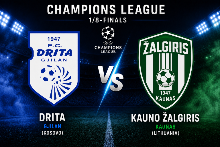 Drita vs Kauno Zalgiris Champions League