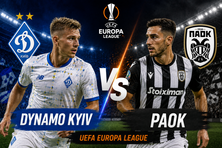 Dynamo Kyiv vs PAOK UEFA Europa League Prediction