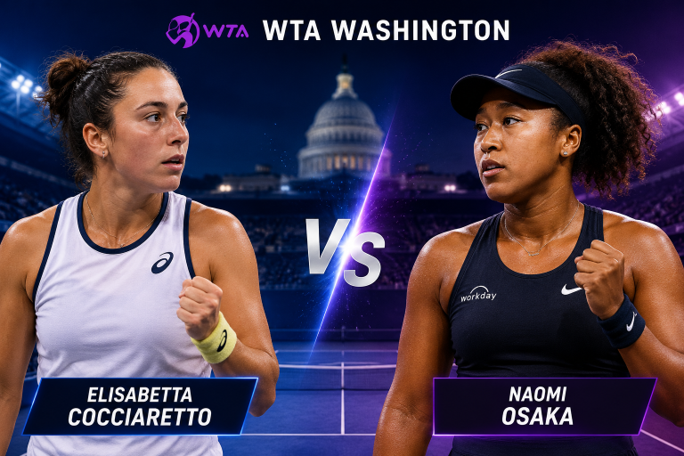 Elisabetta Cocciaretto vs Naomi Osaka WTA Washington Prediction