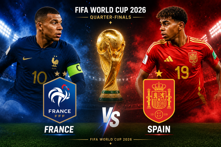France vs Spain FIFA World Cup 2026 Quarter-finals
