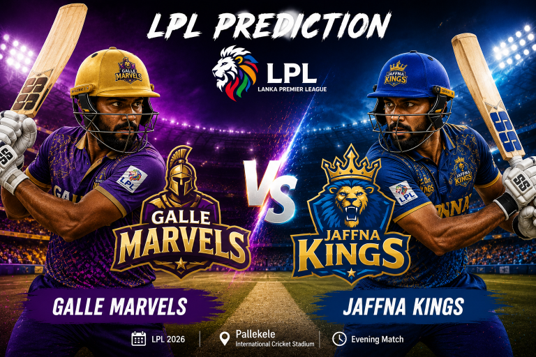 Galle Marvels vs Jaffna Kings LPL Prediction