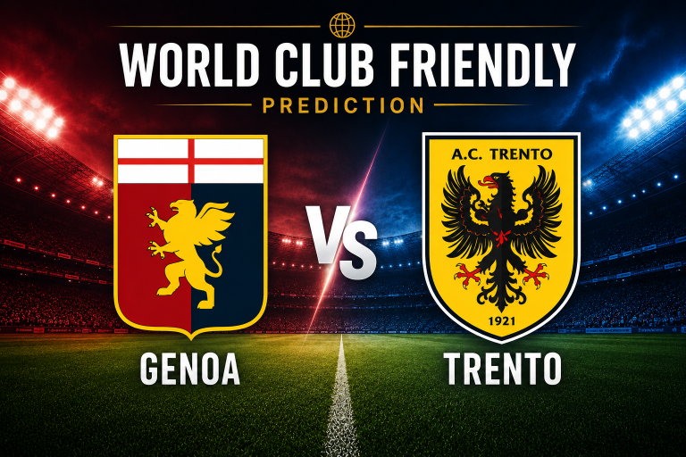 Genoa vs Trento World Club Friendly Prediction