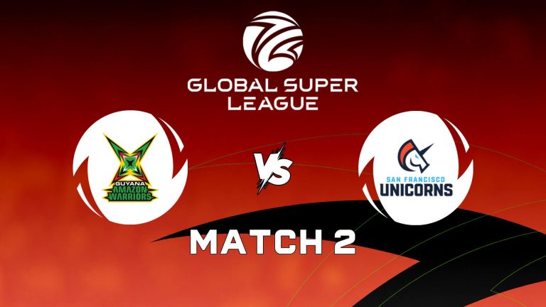 Guyana Amazon Warriors vs San Francisco Unicorns GSLT20 Prediction