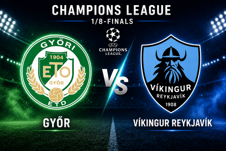 Gyor vs Vikingur Reykjavik Champions League