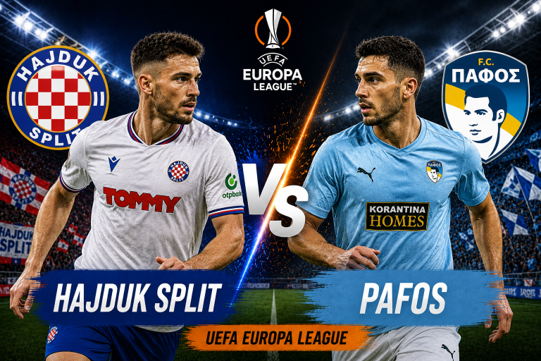 Hajduk Split vs Pafos UEFA Europa League Prediction