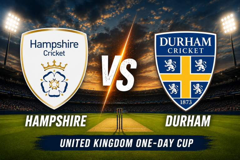 Hampshire vs Durham United Kingdom One-Day Cup Prediction