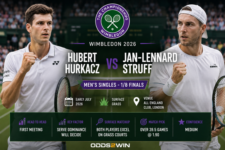 Hubert Hurkacz vs Jan-Lennard Struff Wimbledon