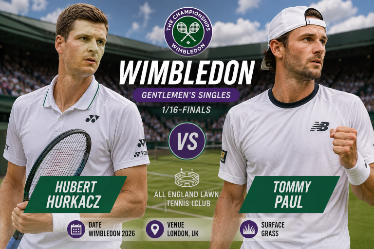 Hubert Hurkacz vs Tommy Paul Wimbledon