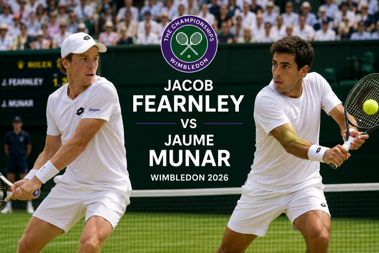 Jacob Fearnley vs Jaume Munar Wimbledon