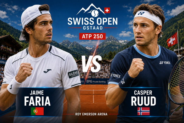 Jaime Faria vs Casper Ruud Swiss Open Gstaad Prediction