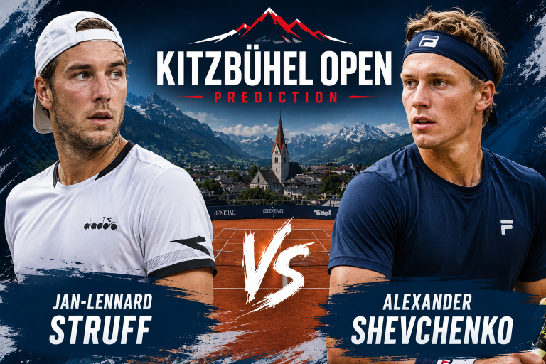 Jan-Lennard Struff vs Alexander Shevchenko Kitzbühel Open Prediction