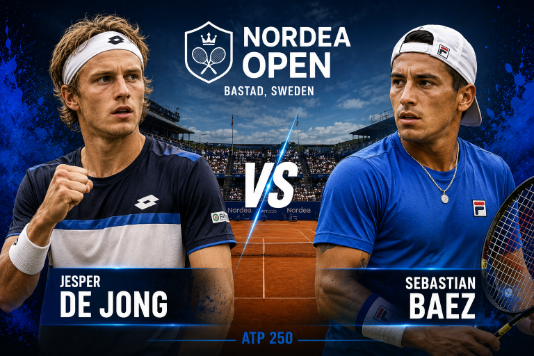 Jesper De Jong vs Sebastian Baez Nordea Open Prediction