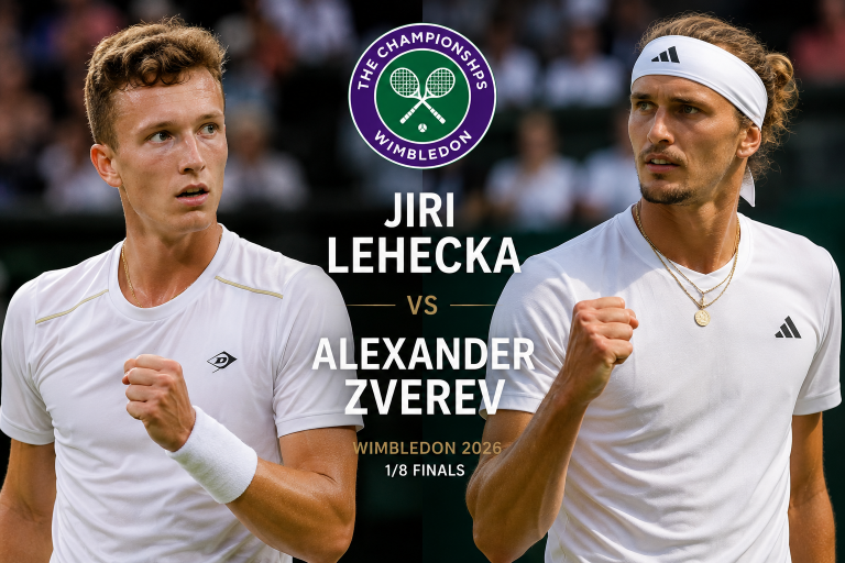 Jiri Lehecka vs Alexander Zverev Wimbledon