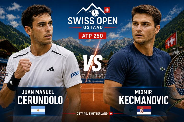 Juan Manuel Cerundolo vs Miomir Kecmanovic Gstaad Prediction