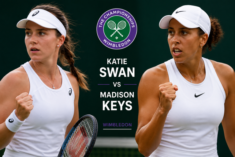 Katie Swan vs Madison Keys Wimbledon