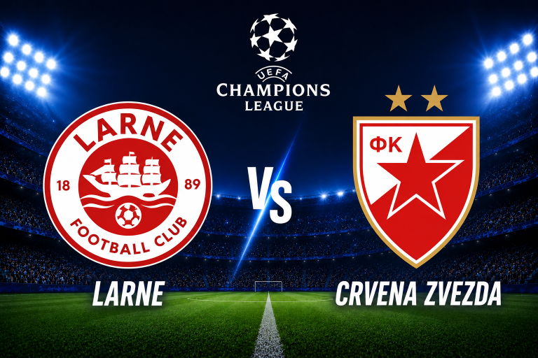 Larne vs Crvena zvezda Champions League Prediction