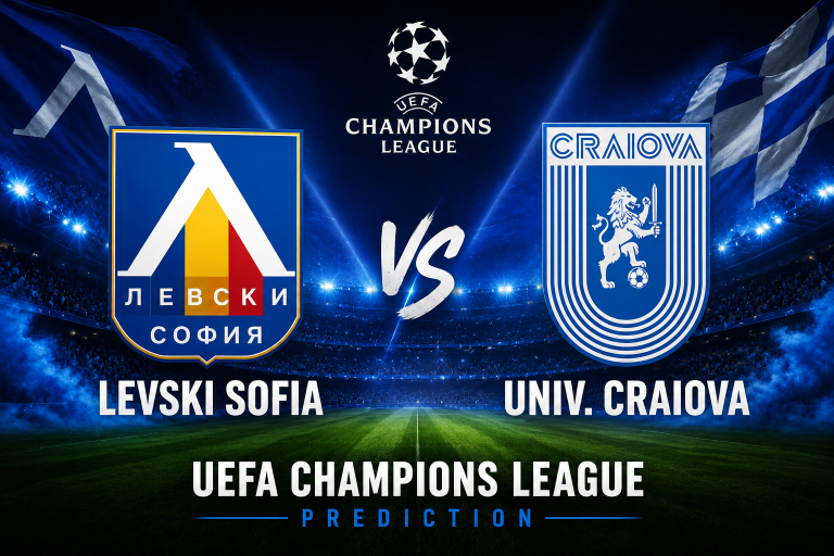 Levski Sofia vs Univ. Craiova UEFA Champions League Prediction