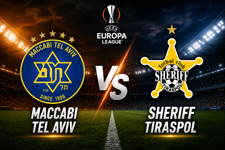 Maccabi Tel Aviv vs Sheriff Tiraspol UEFA Europa League Prediction