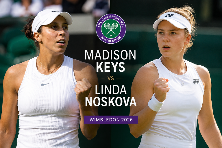 Madison Keys vs Linda Noskova Wimbledon