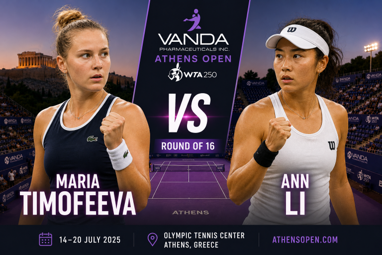 Maria Timofeeva vs Ann Li Vanda Pharmaceuticals Athens Open