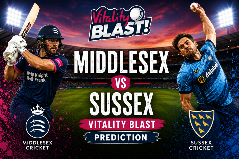 Middlesex vs Sussex Vitality Blast Prediction