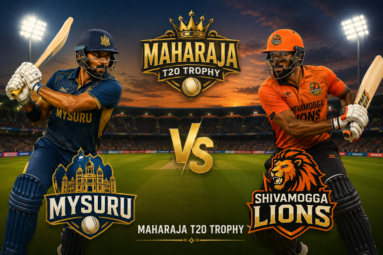 Mysuru vs Shivamogga Lions Maharaja T20 Trophy