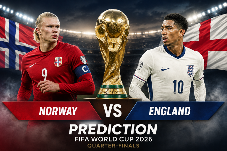 Norway vs England Prediction FIFA World Cup 2026 Quarter-finals