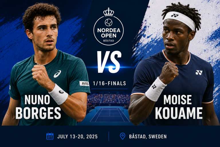 Nuno Borges vs Moise Kouame Nordea Open