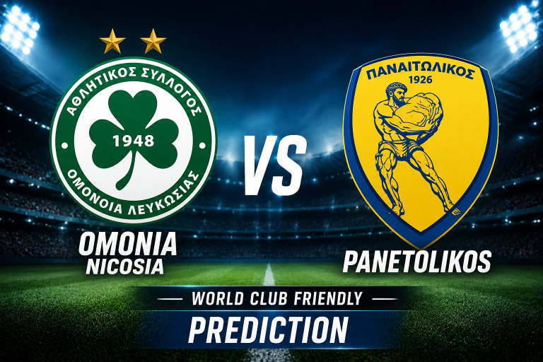 Omonia Nicosia vs Panetolikos World Club Friendly Prediction