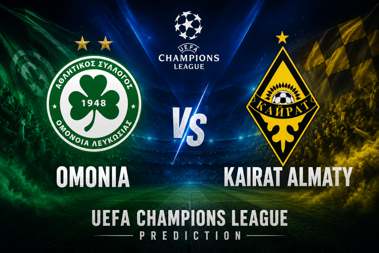 Omonia vs Kairat Almaty UEFA Champions League Prediction