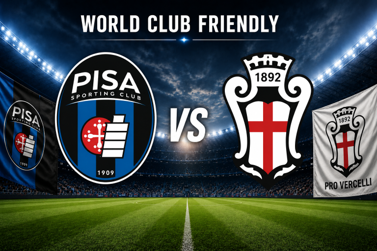 Pisa vs Pro Vercelli World Club Friendly Prediction