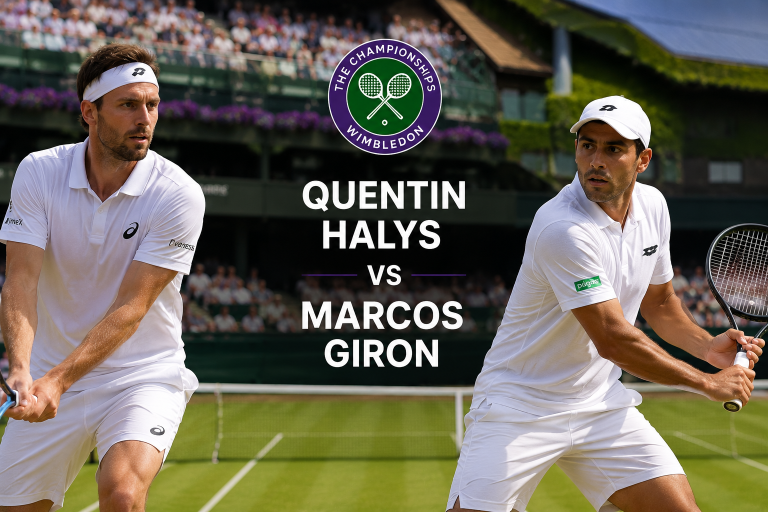 Quentin Halys vs Marcos Giron Wimbledon