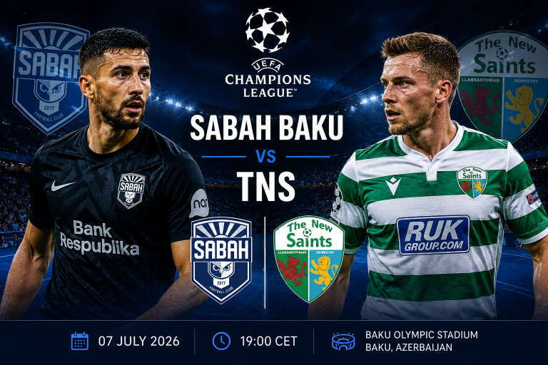 Sabah Baku vs TNS Champions League