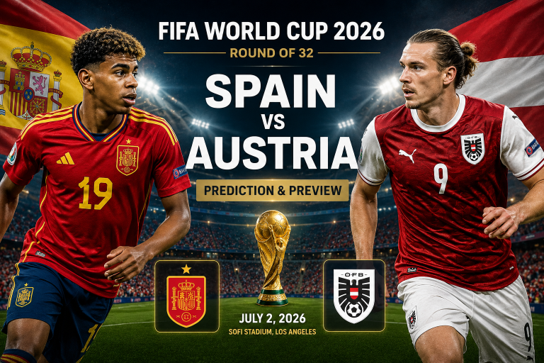Spain vs Austria Prediction FIFA World Cup 2026