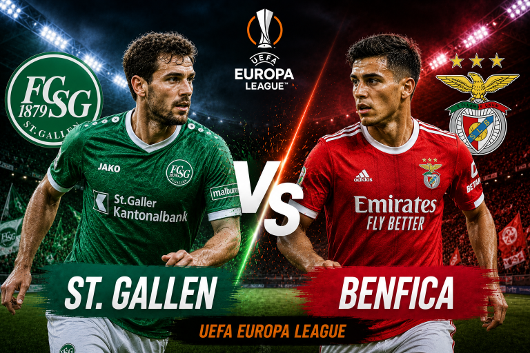 St. Gallen vs Benfica UEFA Europa League Prediction