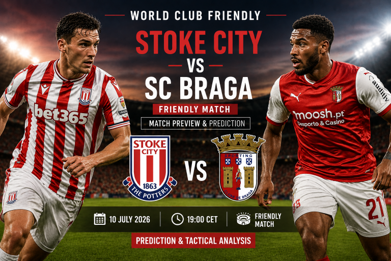 Stoke vs Braga World Club Friendly Prediction